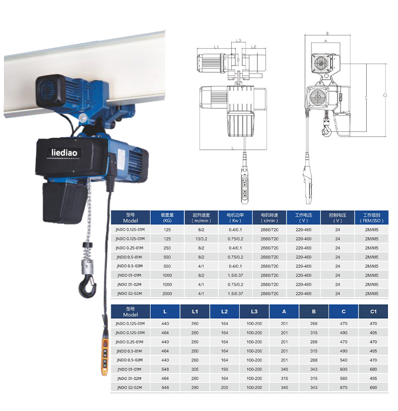 euro electric chain hosit 
